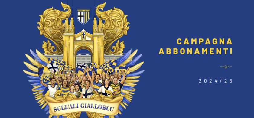 Sull'ali gialloblu: la Campagna Abbonamenti 2024-25 del Parma